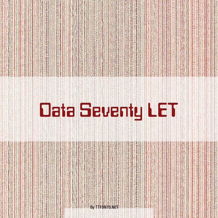 Data Seventy LET example
